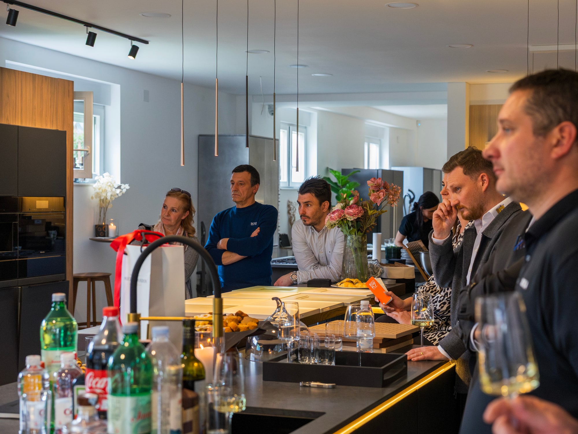 A premium German kitchen — the brands Varia partners sell.